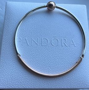 Pandora Moments Three-Link Bangle Bracelet-Brand new