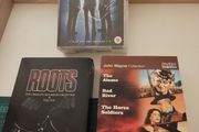 DVD Box Sets 15e each Roswell, Roots &amp; John Wayne Collection