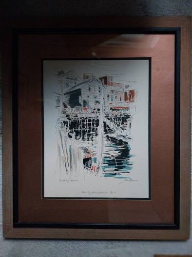 Vintage artwork and frames
