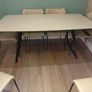 Extendable table and 6 chairs Image 2