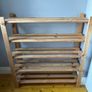 5 Shelf Shoe Storage Rack - Pine Image 2