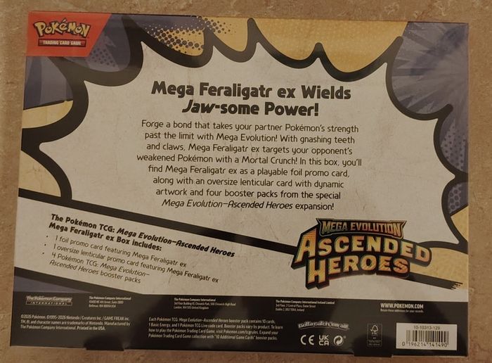 Pokemon Mega Evolution Ascended Heroes Ex Box