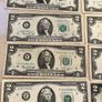 USA 2 Dollars Banknotes x 14 Image 3