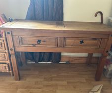 Pine Console table