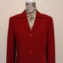 Red Wool Blazer Coat Image 7