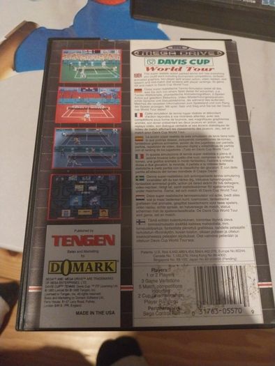 davis cup megadrive