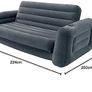 King Size Pull-Out Inflatable Camping Sofa Bed Sleep Away Futon Couch with 3 quick inflation and Deflation Valves, 203 x 231 x 66 cm, Charcoal Grey Image 8