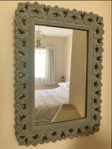 Painted Ornate Mirror Mirror