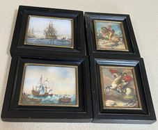Paintings set of four