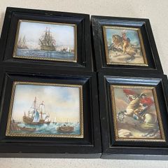 Paintings set of four