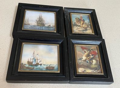 Paintings set of four