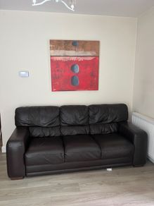 Leather 3 Seater Sofa