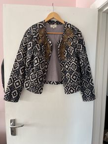 Embellished padded jacket