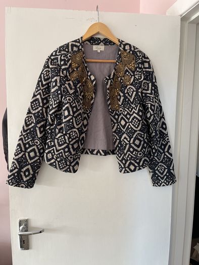 Embellished padded jacket