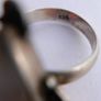 Vintage Agate Gemstone 925 Sterling Silver Jewelry Ring Size P - 7,3g Image 7