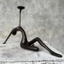 Abstract Candle Holder - Bronze Image 4