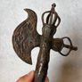 Kartika Phurba Axe Dagger - Patinated Bronze Image 3