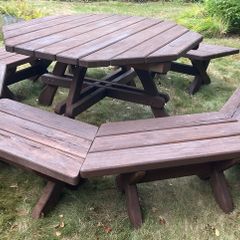 Garden Table & Benches