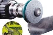 Grinding Stone Lawn Mower Electric Knife Sharpener Wind Power Mower Wear Resistant Knife Sharpener Grinding Head Tool