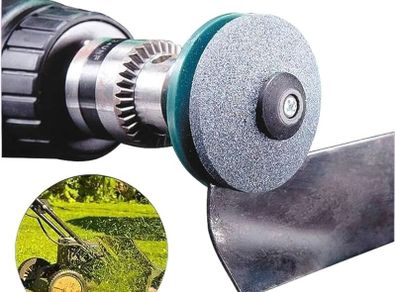 Grinding Stone Lawn Mower Electric Knife Sharpener Wind Power Mower Wear Resistant Knife Sharpener Grinding Head Tool