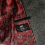 grey mens wool suit Image 2