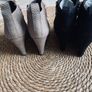 Clarks plus Lorenzo Ocean Black Suede wedge booties Image 7