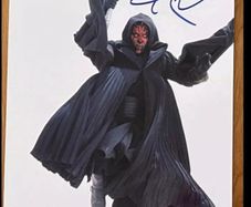 Darth maul autograph