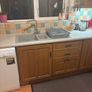 Wooden kitchen cabinets with dish washer and oven Image 3
