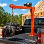 Electric Pickup Truck Crane 499kg with 1587kg Electric Winch 360 Degree Swivel Image 2