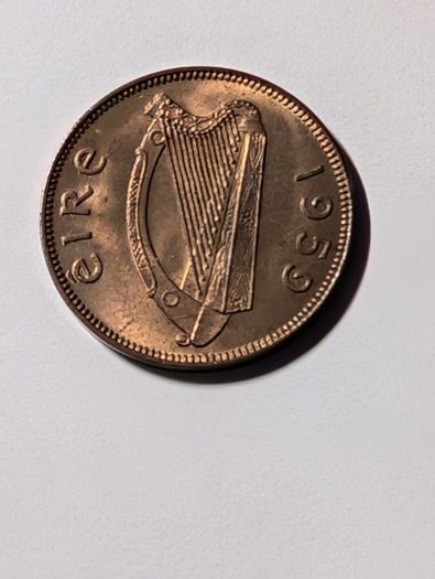 Irish Farthing 1959 lustre