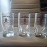 Vintage set of 3 James on Irish Whiskey Glasses Image 5