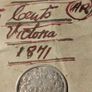 Canada silver 5 cent 1871. Image 5
