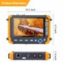 IV8W 8MP CCTV Tester 5 inch Camera Monitor 4K AHD/CVI/TVI CVBS CCTV Analog Cameras Tester with HDMI VGA Input CFTV Mini Monitor Image 3