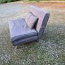 single sofa bed grey, Image 2