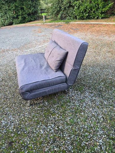 single sofa bed grey,