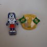 Vintage 1988 Barcelona Olympic Keyring Gold / Official 1992 Cobi & Brazil Pin Image 5