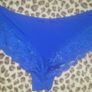 BNWT Blue lace Brazilian Briefs F&F  size UK18 EU46 Postage included Image 2