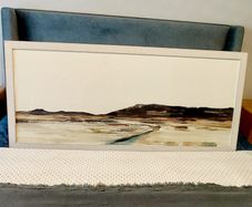 Large Framed/Picture "Mesa" Abstract Landscape Wall Art Print (126cm x 56cm)
