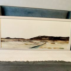 Large Framed/Picture "Mesa" Abstract Landscape Wall Art Print (126cm x 56cm)