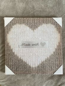 Canvas Heart Print