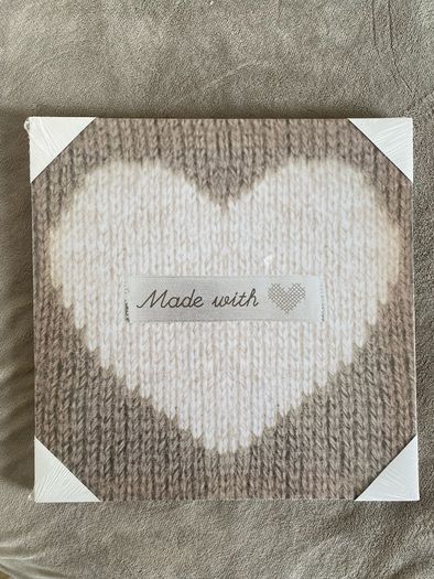 Canvas Heart Print