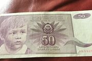 Old Yugoslavia Banknote- 50 Dinara