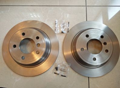 BMW E39 REAR Solid Brake Discs 298mm