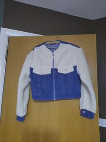 denim and fleece jacket