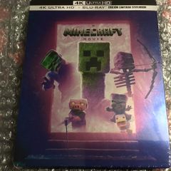 Minecraft 4K Movie +Blu Ray  Steelbook Dolby Atmos/Vision
