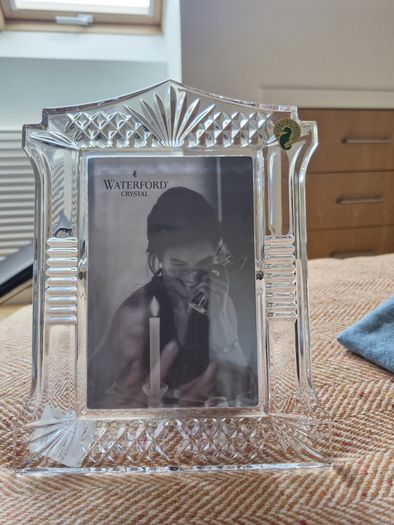 Vintage Unused Waterford Crystal 6x4 Glass Frame in Original Packaging.