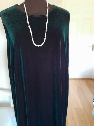 VINTAGE Ronnie Nicole  Green Velvet Coat & Dress