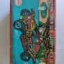 Line-Mar : Friction Siren Old Jalopy with Driver - Boxed (1940s - 1950s Rare) Image 7