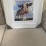 Framed Cow Picture Image 5