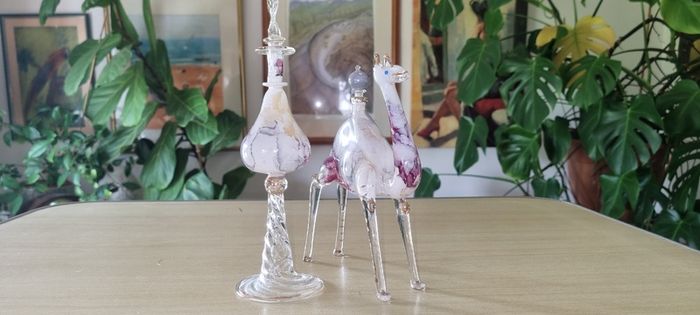 Murano glass perfume bottles